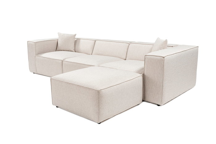 Atelier Del Sofa Lora Sofá Esquinero Marrón Claro